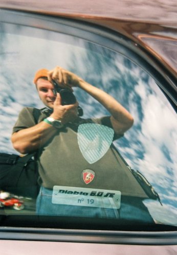 Self-portrait
Mirror by Lamborghini.
