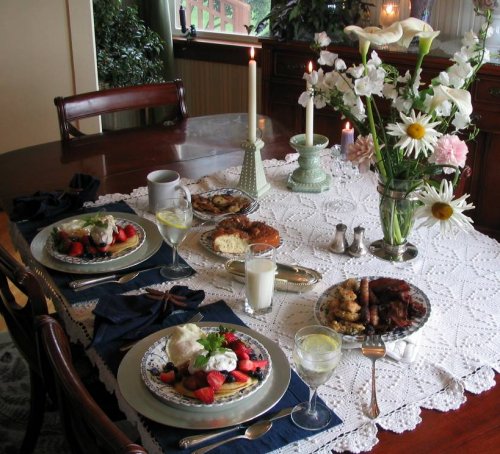 An amazing breakfast.
