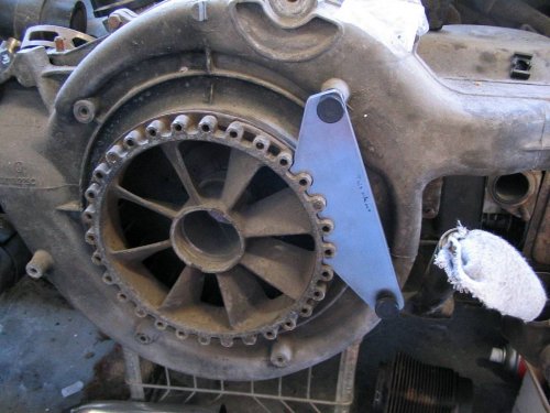 The pulley lock mounted and ready for use!
