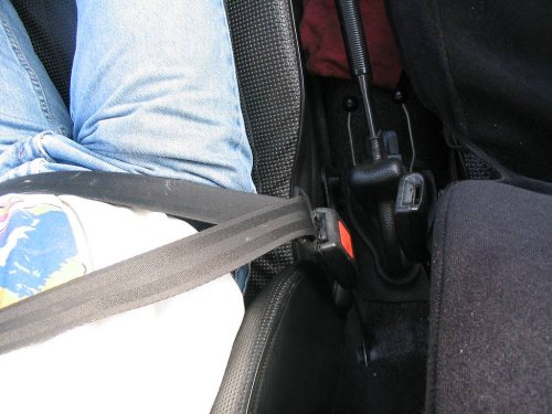 How it looks from the driver's point of view.  Looks stock!
