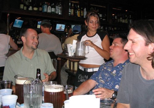 Tiffany was a good sport and put up with us.
