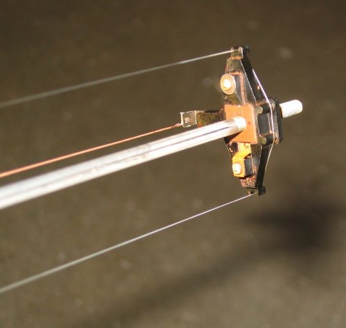 The bottom of the sender assembly.
