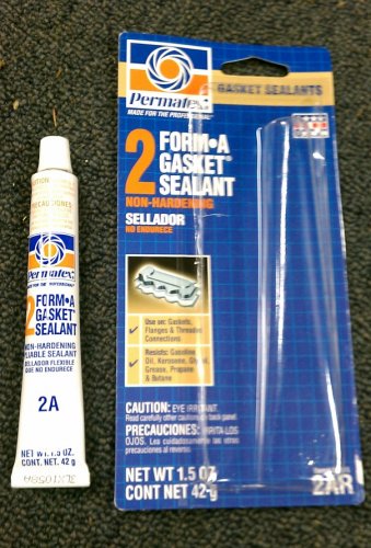 Permatex 2A gasket silicone is what I smeared on the mating surfaces of the case half instead of using a gasket.
