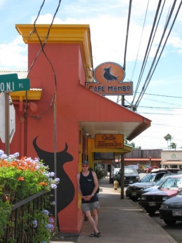 Caf� Mambo in .  Cozy atmosphere with a great pulled pork sandwich.
